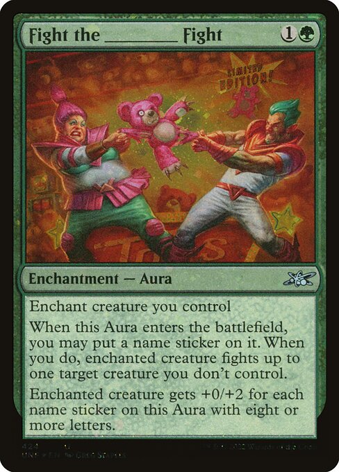 UNF: Fight the _______ Fight (Galaxy Foil)