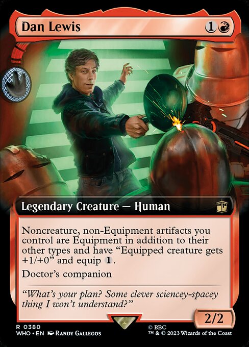 WHO: Dan Lewis (Extended Art) (Foil)