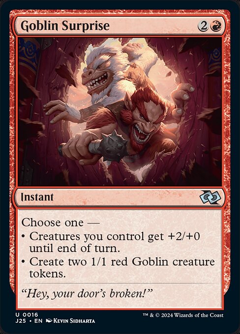 J25: Goblin Surprise (Foil)