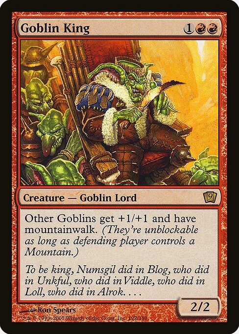 9ED: Goblin King (Foil)