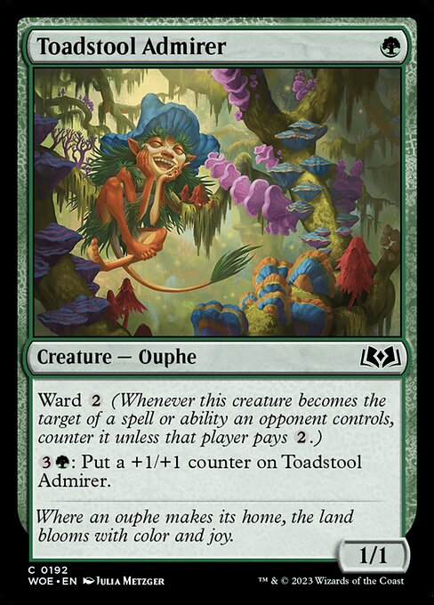 WOE: Toadstool Admirer (Foil)