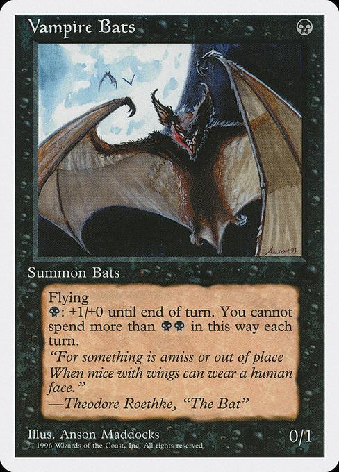 ITP: Vampire Bats