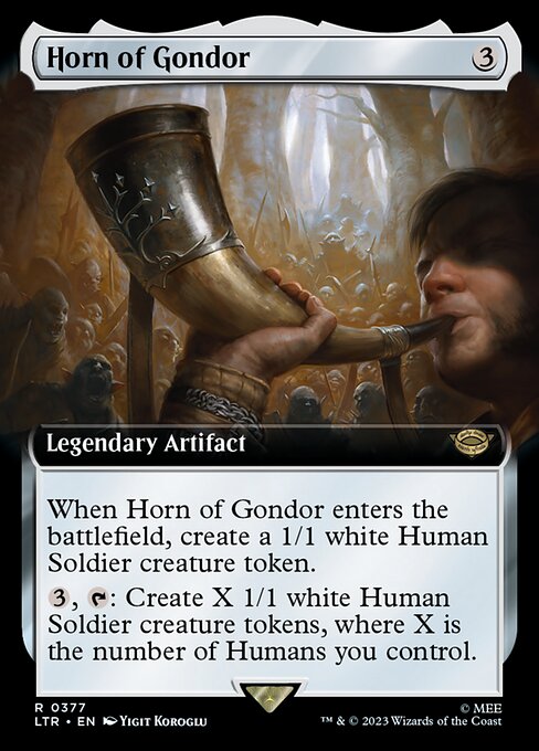 LTR: Horn of Gondor (Extended Art) (Foil)