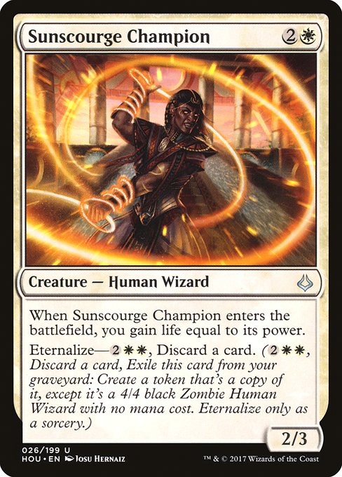 HOU: Sunscourge Champion