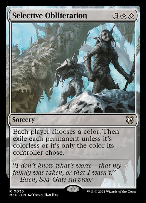 M3C: Selective Obliteration (Foil)