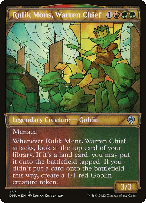 DMU: Rulik Mons, Warren Chief (Textured Foil)