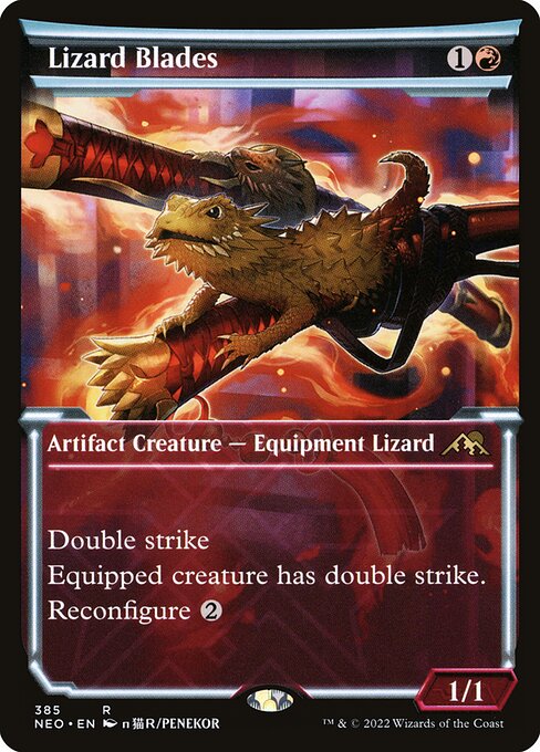 NEO: Lizard Blades (Showcase) (Foil)