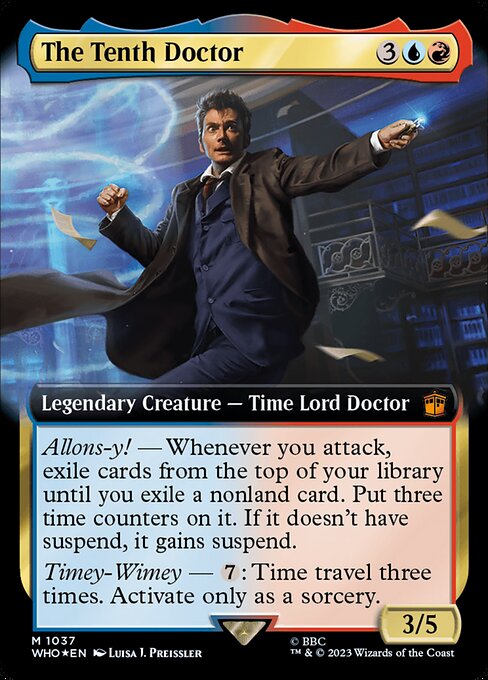 WHO: The Tenth Doctor (Extended Art) (Surge Foil)