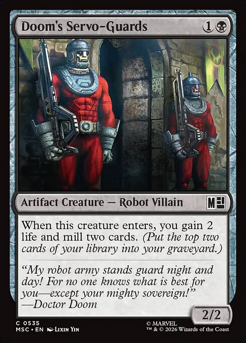 MSC: Doom's Servo-Guards