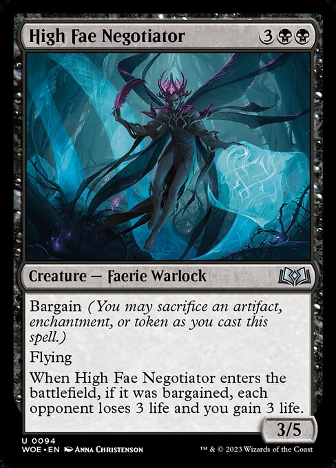WOE: High Fae Negotiator (Foil)