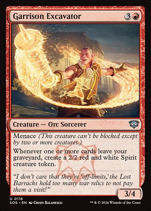 SOS: Garrison Excavator (Foil)