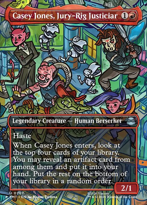 TMT: Casey Jones, Jury-Rig Justiciar (Borderless)