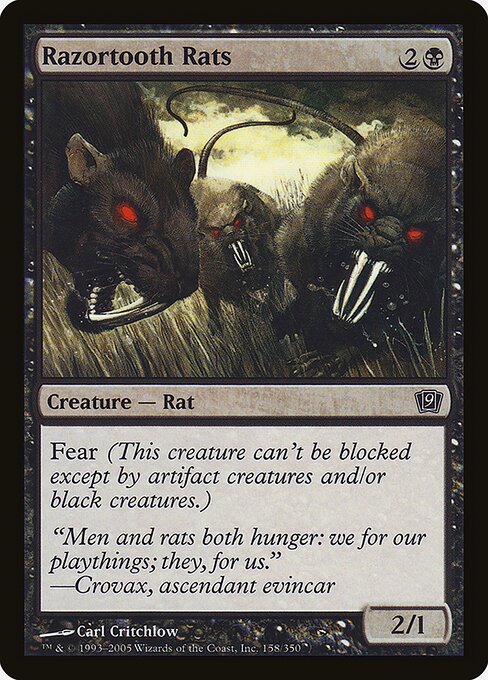 9ED: Razortooth Rats (Foil)