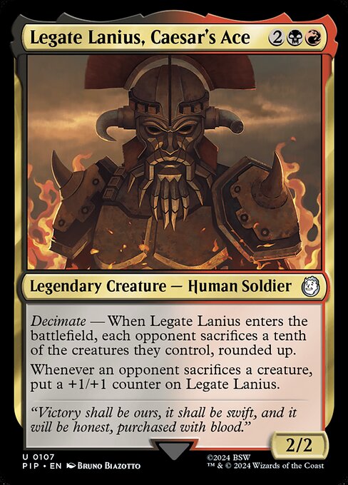 PIP: Legate Lanius, Caesar's Ace (Foil)