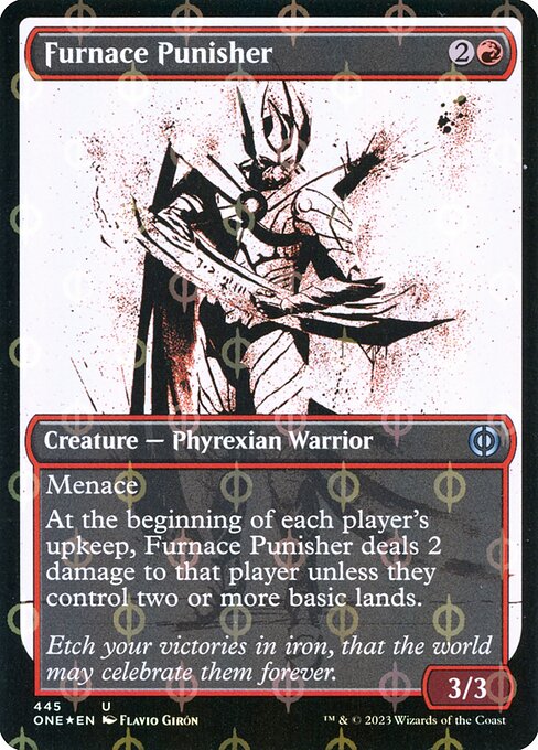 ONE: Furnace Punisher (Showcase) (Step-and-Compleat Foil)
