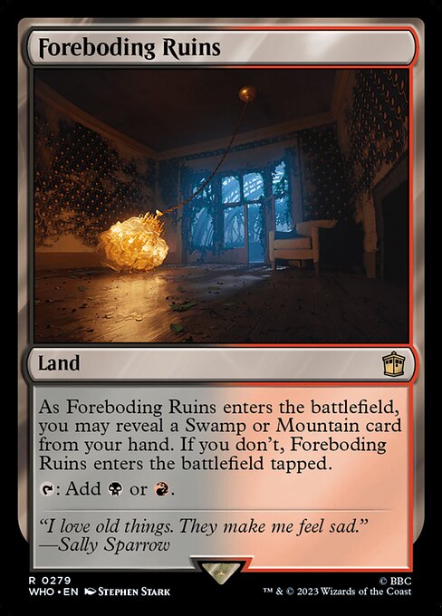 WHO: Foreboding Ruins