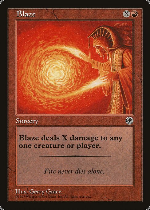 POR: Blaze (Flavor Text)