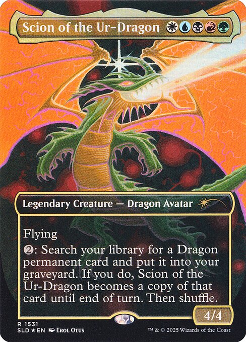 SLD: Scion of the Ur-Dragon (Rainbow Foil)
