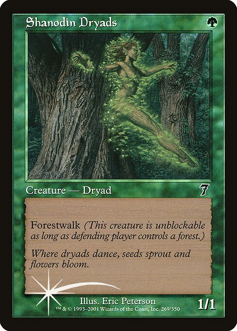 7ED: Shanodin Dryads (Foil)