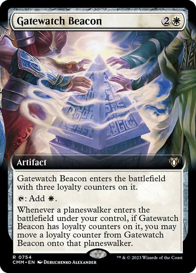 Gatewatch Beacon (Extended Art) [Foil] :: CMM