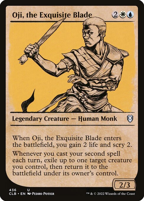 CLB: Oji, the Exquisite Blade (Showcase) (Foil)