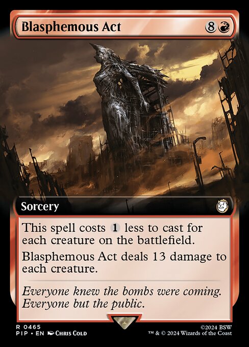 PIP: Blasphemous Act (Extended Art) (Foil)
