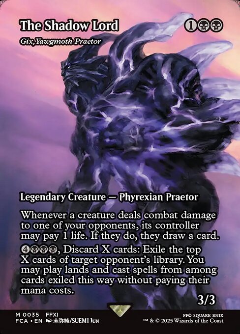 FCA: The Shadow Lord - Gix, Yawgmoth Praetor (Showcase) (Foil)