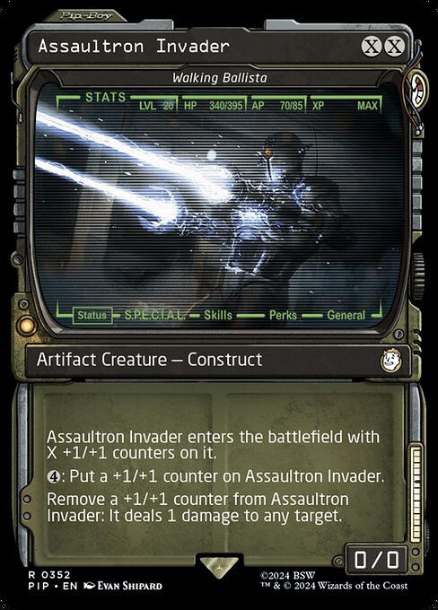 PIP: Assaultron Invader - Walking Ballista (Showcase) (Foil)