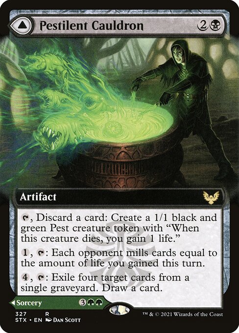 STX: Pestilent Cauldron (Extended Art) (Foil)