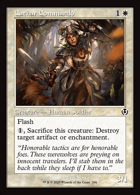 INR: Cathar Commando (Retro Frame) (Foil)