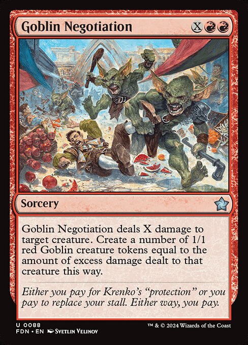 FDN: Goblin Negotiation (Foil)