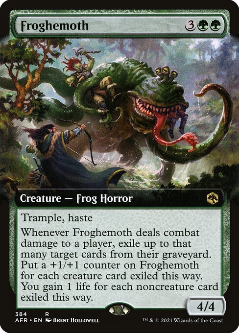 AFR: Froghemoth (Extended Art) (Foil)
