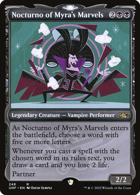 UNF: Nocturno of Myra's Marvels (Showcase) (Foil)