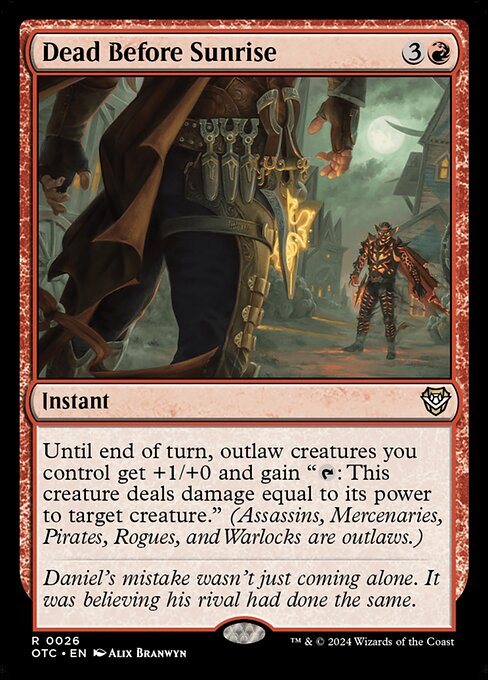 OTC: Dead Before Sunrise