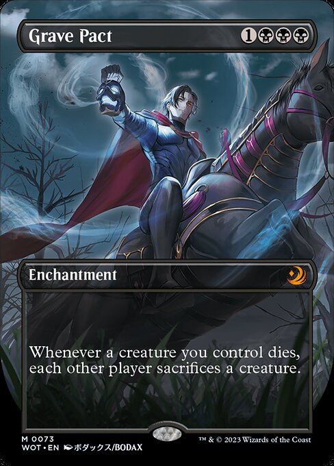 WOT: Grave Pact (Anime Borderless) (Foil)