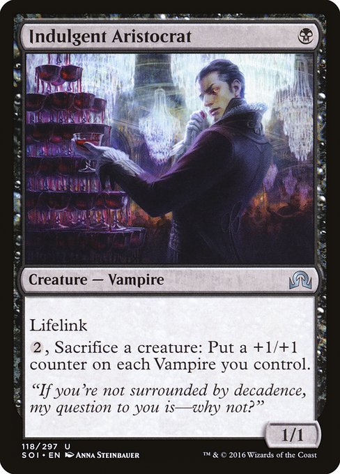SOI: Indulgent Aristocrat