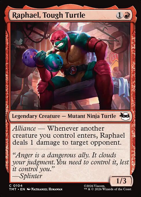 TMT: Raphael, Tough Turtle (Foil)