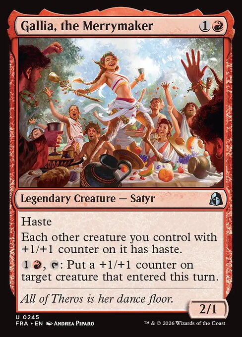 FRA: Gallia, the Merrymaker (Foil)
