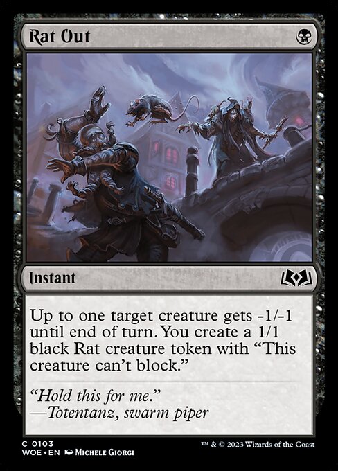 WOE: Rat Out (Foil)