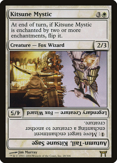 CHK: Kitsune Mystic // Autumn-Tail, Kitsune Sage (Foil)