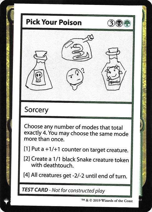 CMB1: Pick Your Poison