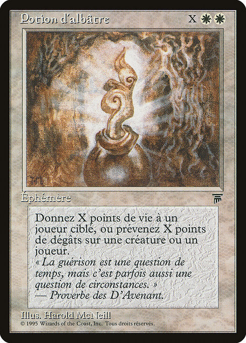 REN: Alabaster Potion (French) - "Potion d'albatre"