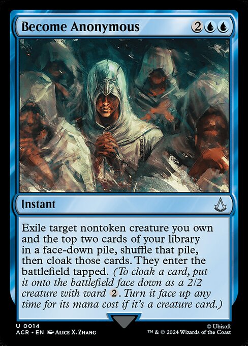 ACR: Become Anonymous