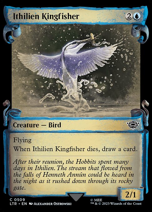 LTR: Ithilien Kingfisher (Showcase Scrolls) (Foil)