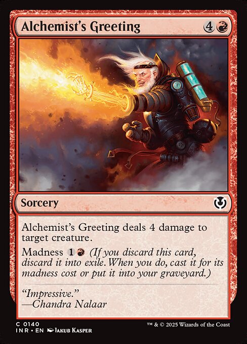 INR: Alchemist's Greeting