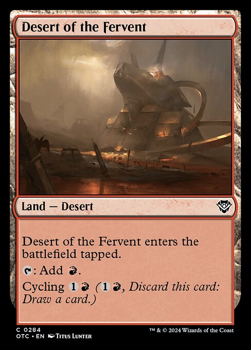 OTC: Desert of the Fervent