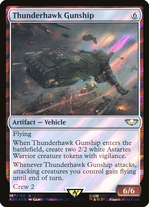 40K: Thunderhawk Gunship (Surge Foil)