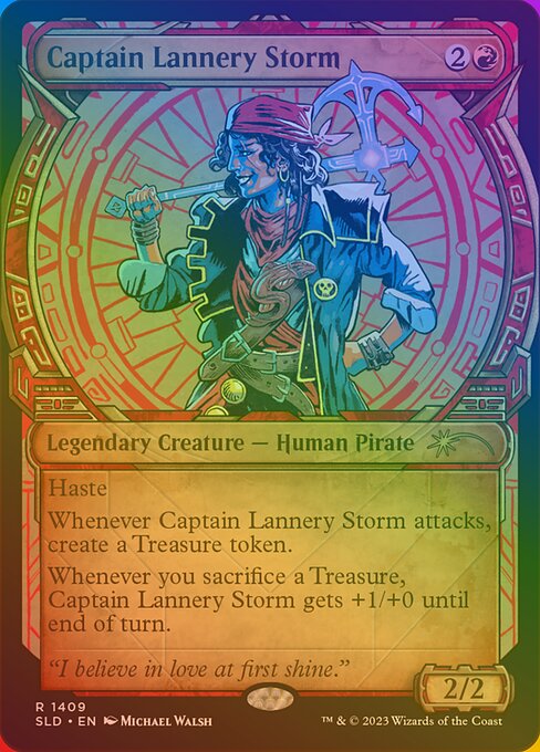SLD: Captain Lannery Storm (Rainbow Foil)