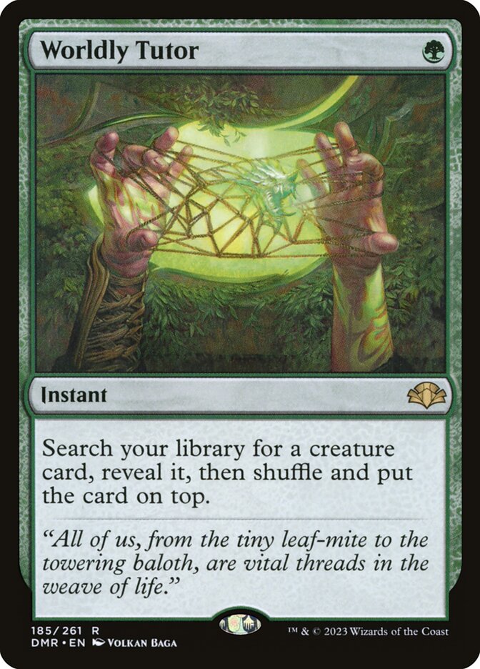 Worldly Tutor [Foil] :: DMR