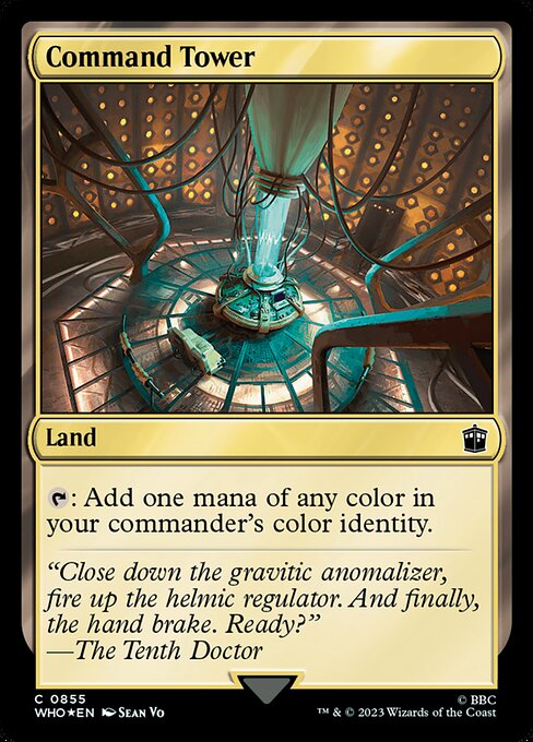 WHO: Command Tower (0855) (Surge Foil)